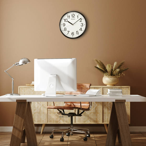 Seiko Kita Analog Quartz Tabletop Clock with Alarm Wayfair